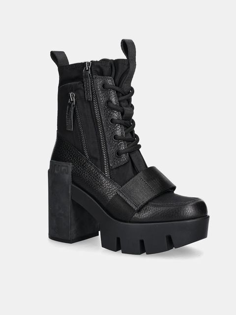 United Nude botki Grip Combat Mid damskie kolor czarny na słupku 1096201165 - zdjęcie produktu nr 1