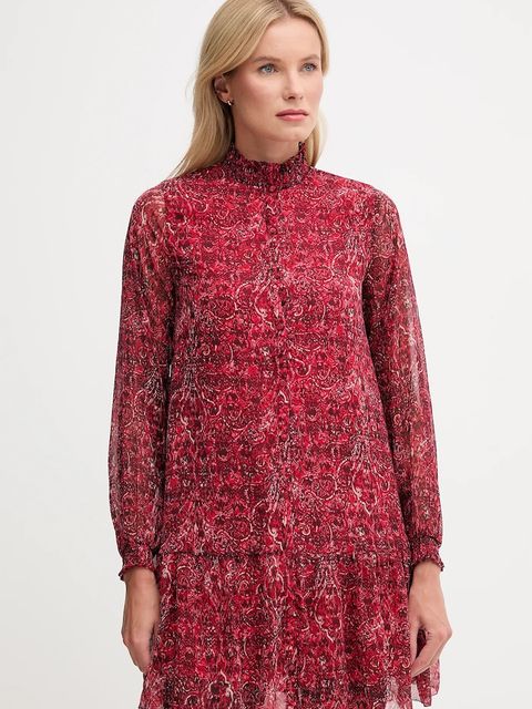 Pepe Jeans sukienka kolor czerwony mini prosta PL9537711 - zdjęcie produktu nr 1