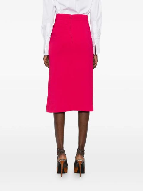 Valentino Garavani zip-fastening midi skirt - Pink