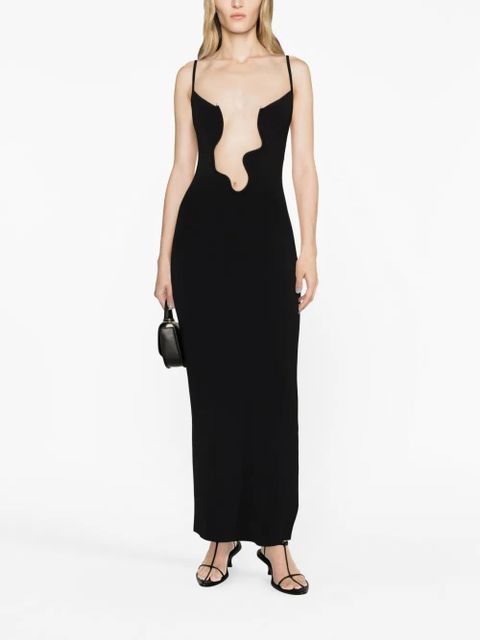 Christopher Esber Salacia plunge maxi dress - Black - zdjęcie produktu nr 2