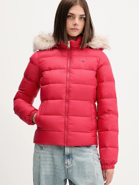 Tommy Jeans kurtka puchowa damska kolor różowy DW0DW18312 - zdjęcie produktu nr 1