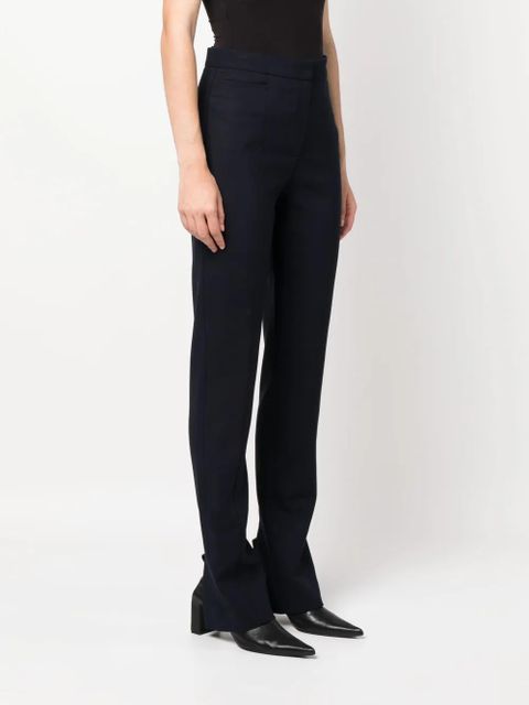 TOTEME slim-fit tailored trousers - Blue