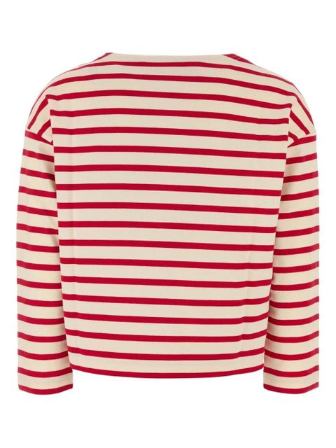 Valentino Garavani striped jersey T-shirt - Red