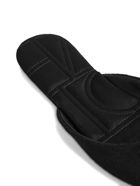 TOTEME wool slippers - Black - zdjęcie produktu nr 2