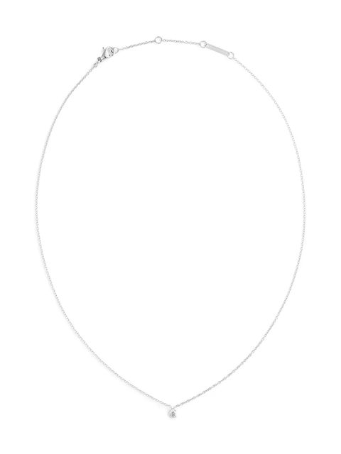 Daniel Wellington naszyjnik z zawieszką damski ze stali nierdzewnej z cyrkonią - zdjęcie produktu nr 1