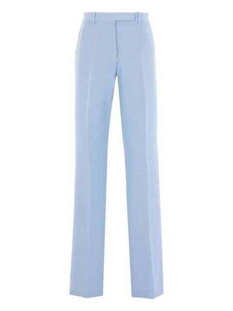 TOM FORD sequin-embellished straight-leg trousers - Blue - zdjęcie produktu nr 1