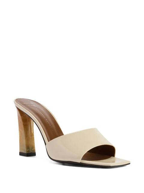 Giuseppe Zanotti Talia square-toe sandals - Neutrals - zdjęcie produktu nr 2