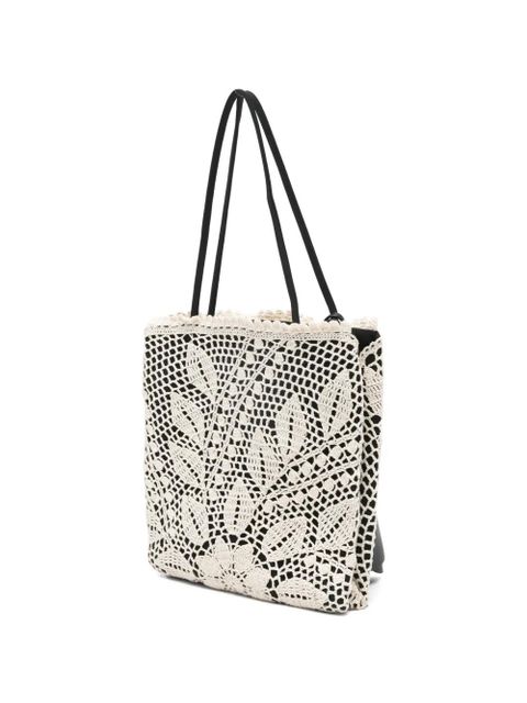 Magda Butrym Julia crochet top-handle bag - Black