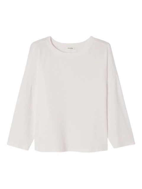 American Vintage Yruki ribbed T-shirt - White - zdjęcie produktu nr 1