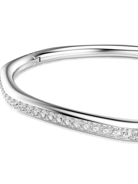 Swarovski Dextera faceted crystal-embellished bangle - Silver