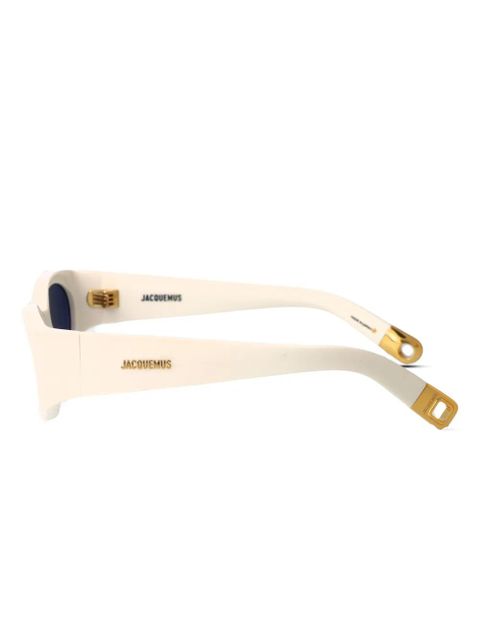 Jacquemus logo-print sunglasses - White - zdjęcie produktu nr 2