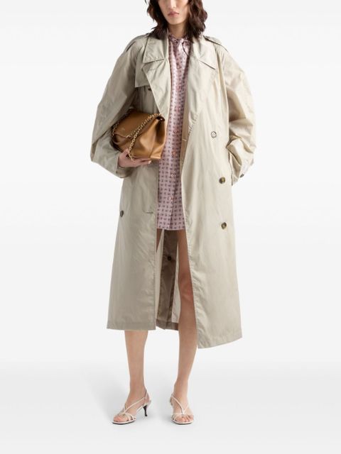 Prada Light trench coat - Neutrals
