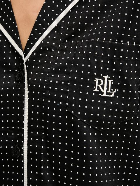 Lauren Ralph Lauren piżama damska kolor czarny ILN92439