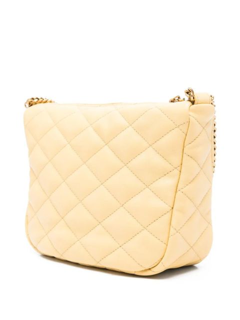 Saint Laurent mini diamond-pattern shoulder bag - Neutrals