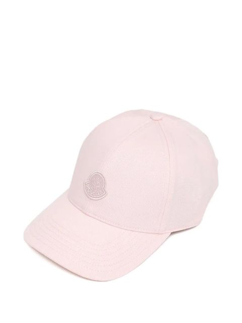 Moncler logo-appliqué baseball cap - Pink - zdjęcie produktu nr 2