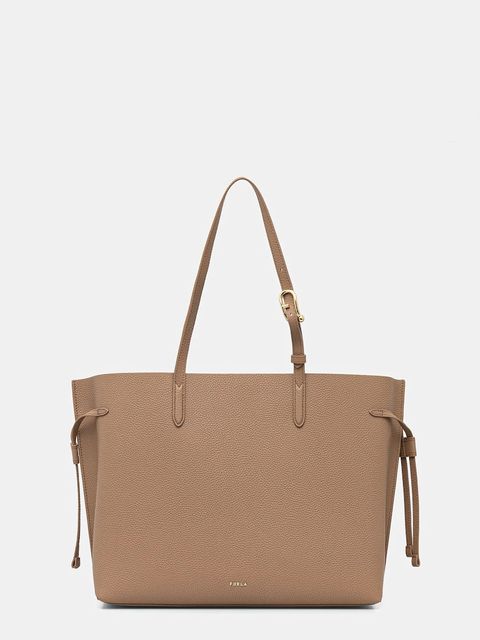 Furla torebka skórzana kolor beżowy WB02001 BX4329 4619S - zdjęcie produktu nr 1