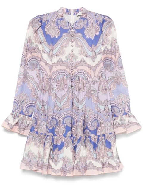 ZIMMERMANN Maxine mini dress - Purple - zdjęcie produktu nr 1