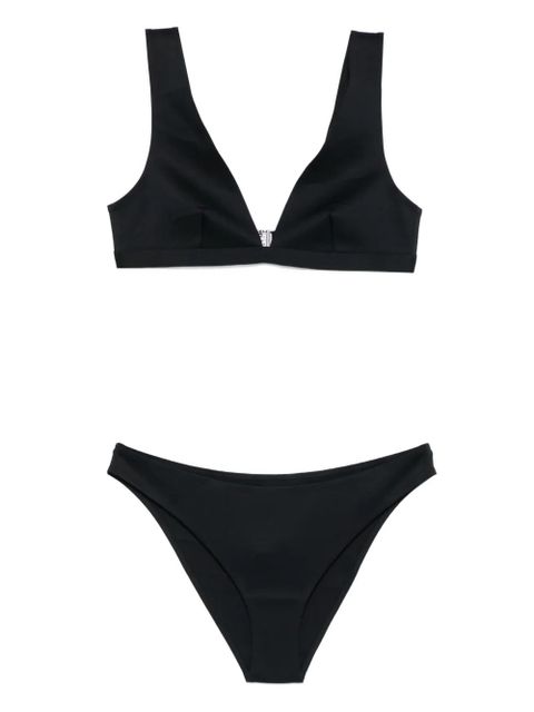 MC2 Saint Barth v-neck clasp bikini - Black - zdjęcie produktu nr 1