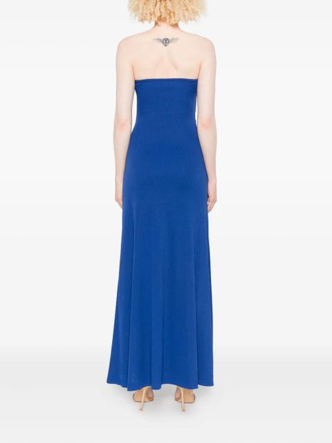 Christopher Esber cut-out ring-detail maxi dress - Blue