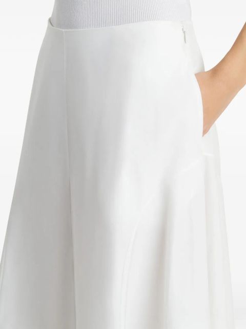 KHAITE Artin skirt - White