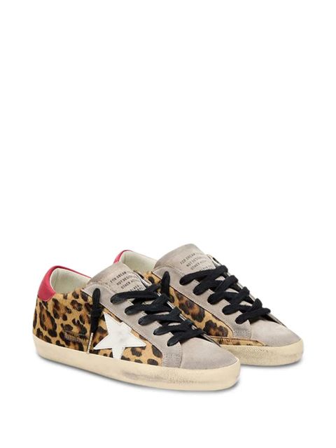 Golden Goose Super-Star leopard-print sneakers - Brown - zdjęcie produktu nr 2