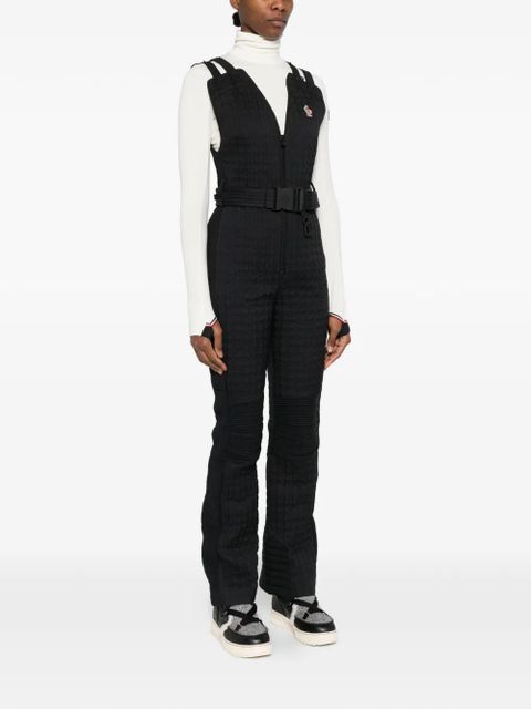 Moncler Grenoble quilted belted jumpsuit - Black