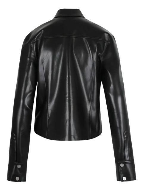 Nanushka classic-collar buttoned shirt - Black - zdjęcie produktu nr 2