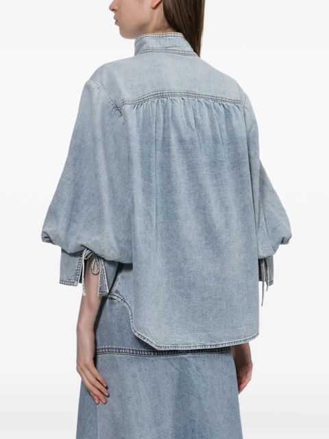 ZIMMERMANN balloon-sleeve blouse - Blue