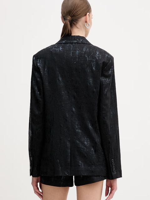 Silvian Heach marynarka z dodatkiem lnu KHUTLO