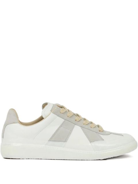 Maison Margiela leather panelled sneakers - White - zdjęcie produktu nr 1