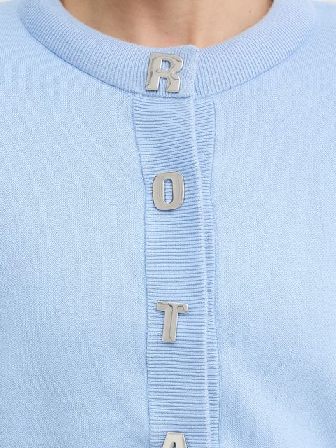 Rotate kardigan z domieszką kaszmiru damski kolor niebieski lekki 1138541321