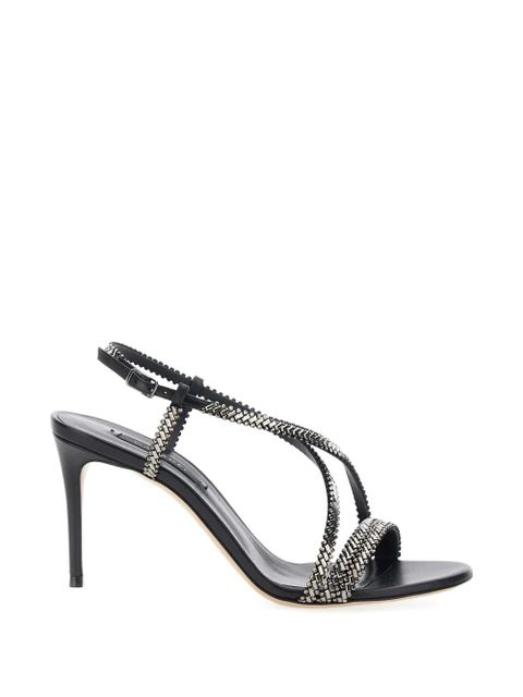 Casadei Josephine strappy heeled sandals - Black - zdjęcie produktu nr 1