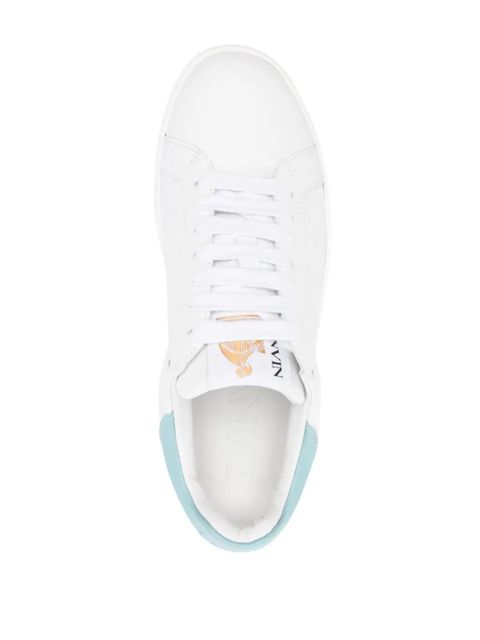 Lanvin DDB0 leather sneakers - White