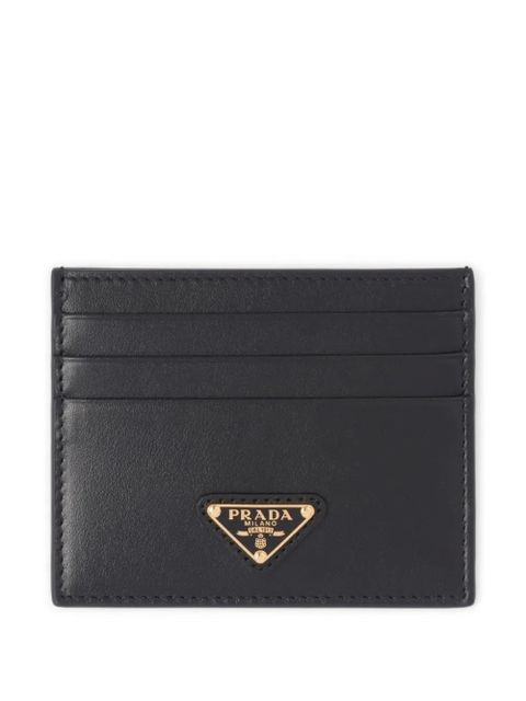 Prada logo-plaque cardholder - Black - zdjęcie produktu nr 1