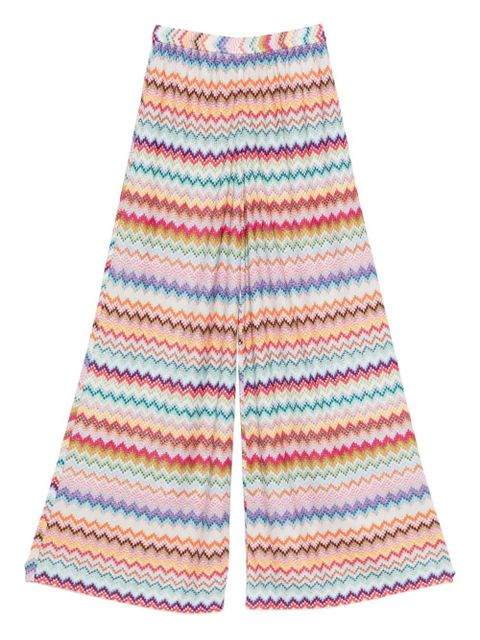Missoni zigzag palazzo pants - Neutrals - zdjęcie produktu nr 1
