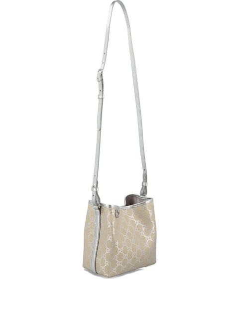 Gucci small GG Emblem bucket bag - Neutrals - zdjęcie produktu nr 1