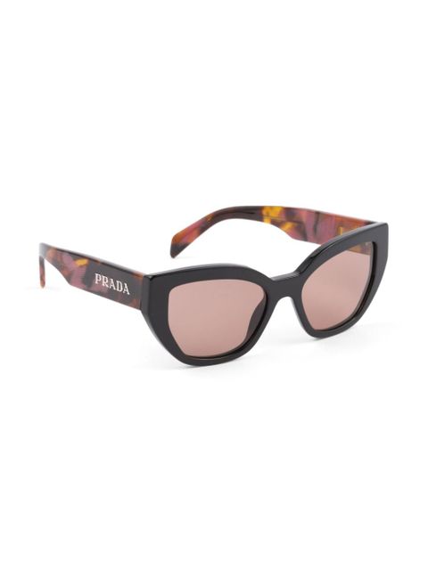 Prada Eyewear tortoiseshell-effect cat-eye sunglasses - Brown - zdjęcie produktu nr 2