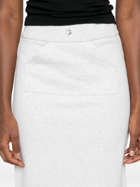 Coperni panelled jersey maxi skirt - Grey