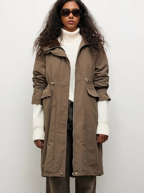 Answear.LAB parka kolor zielony przejściowa - zdjęcie produktu nr 1