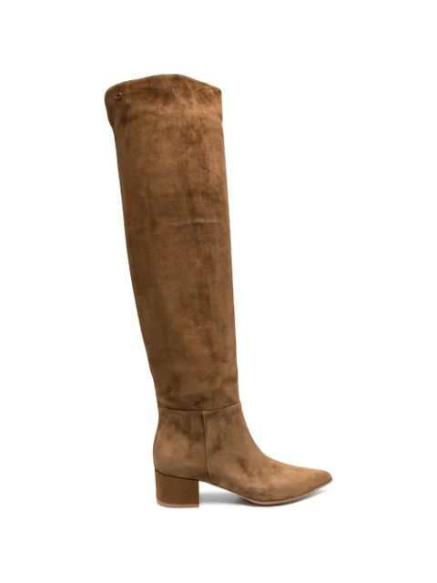 Gianvito Rossi pointed-toe boots - Brown - zdjęcie produktu nr 1