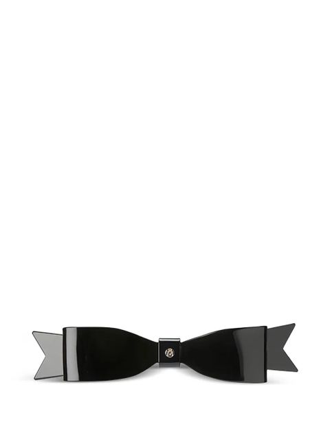 Maison Michel bow hair clip - Black - zdjęcie produktu nr 1