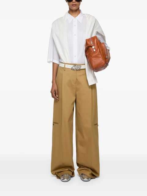 Acne Studios twill tailored trousers - Brown - zdjęcie produktu nr 2