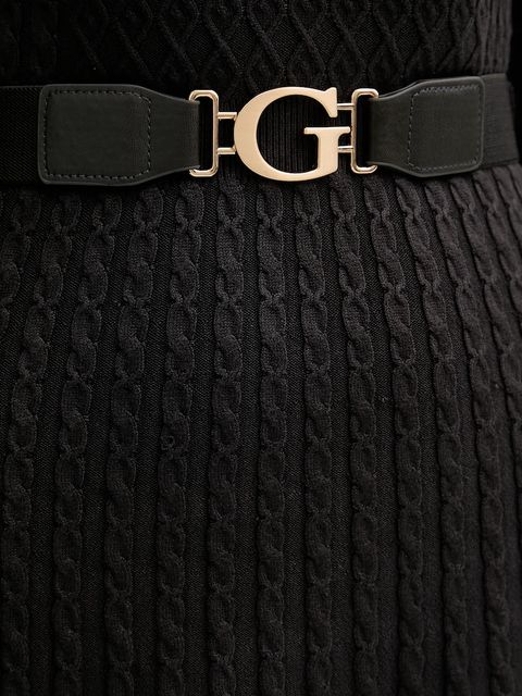 Guess sukienka HANA kolor brązowy mini dopasowana W5BK68 Z2YJ2