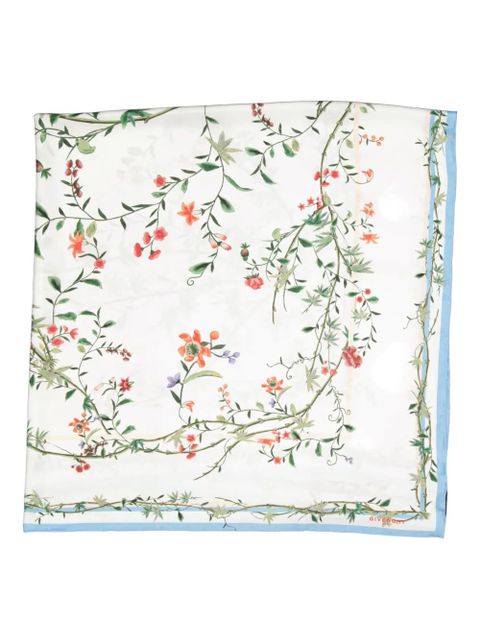 Givenchy floral-print silk scarf - Neutrals - zdjęcie produktu nr 1