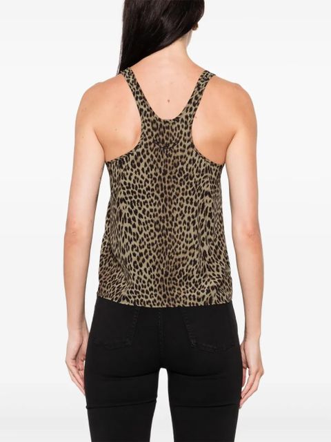 Zadig&Voltaire leopard-print top - Green