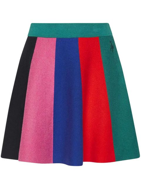 JW Anderson striped mini skirt - Green - zdjęcie produktu nr 1