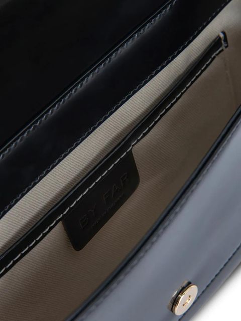 BY FAR Miranda leather shoulder bag - Black