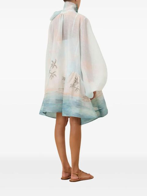 ZIMMERMANN Illuminate minidress - Blue