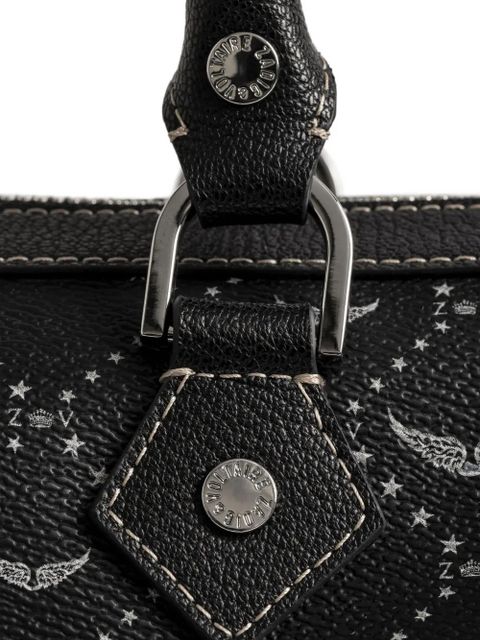 Zadig&Voltaire Monogram Sunny Vibe Medium Satchel - Black