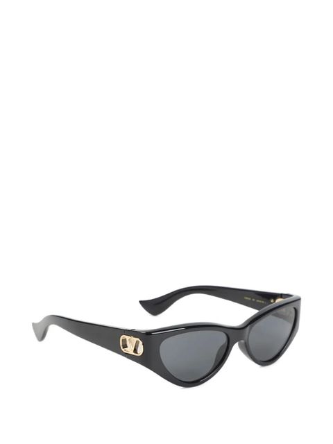 Valentino Garavani V-logo cat-eye sunglasses - Black - zdjęcie produktu nr 2